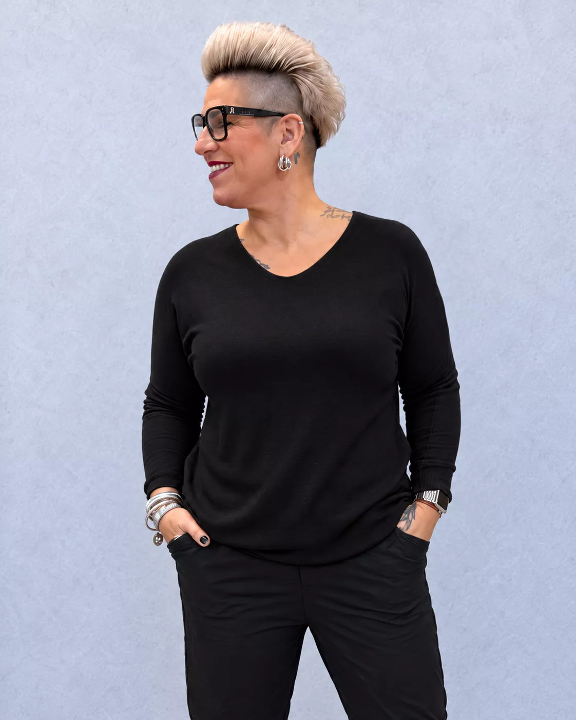 PULL FIN EN VISCOSE – ALEXIA – GRANDE TAILLE 44–46