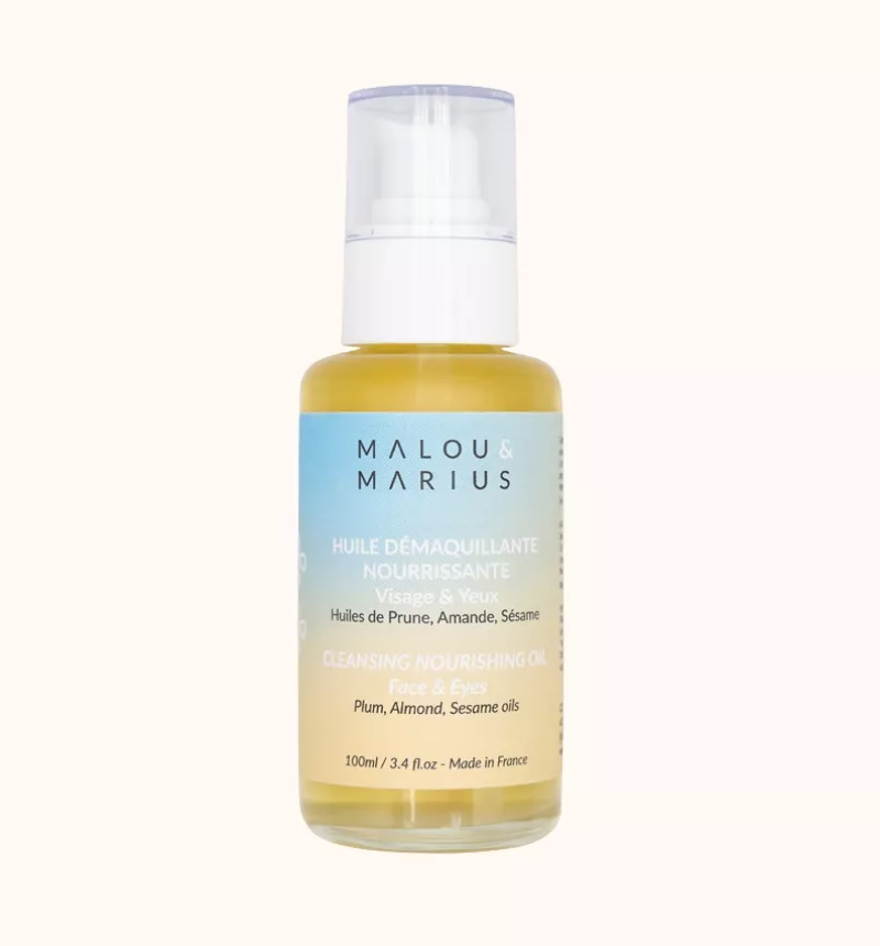 COFFRET DÉMAQUILLANT – HUILE 50 ML & 4 DISQUES – MALOU & MARIUS