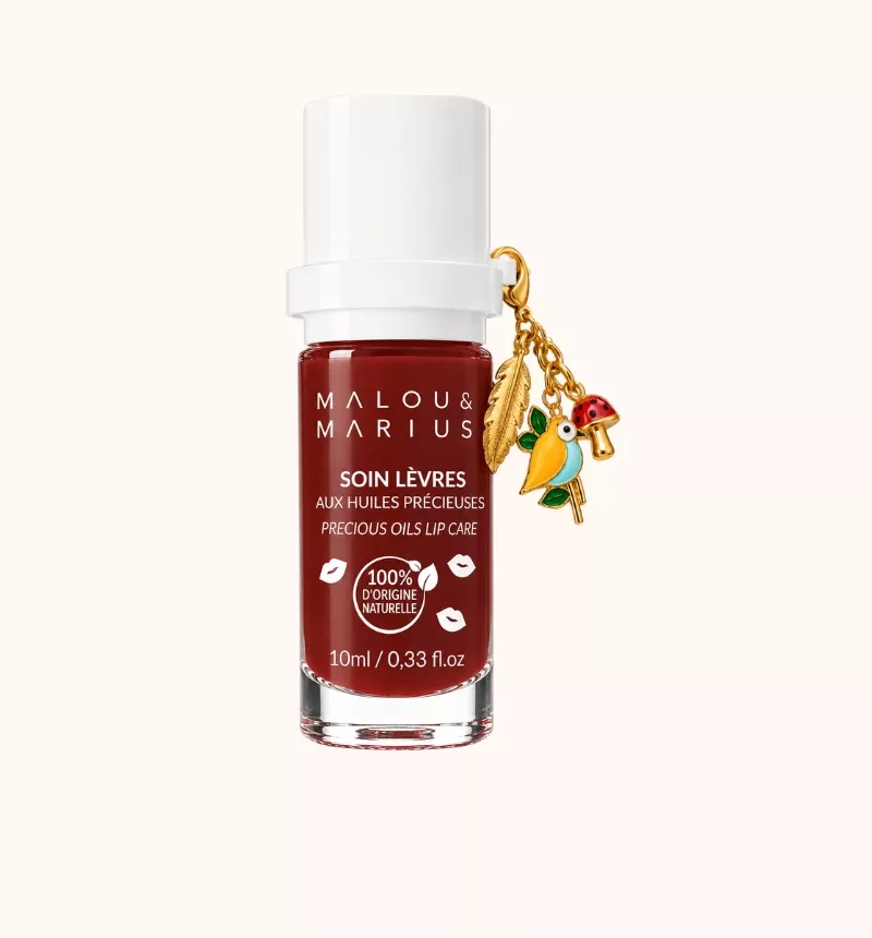 HUILE À LÈVRES FRAMBOISE – 10 ML – MALOU & MARIUS