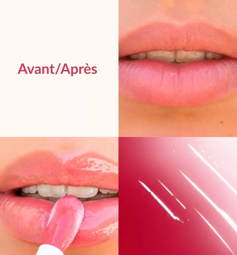 HUILE À LÈVRES FRAMBOISE – 10 ML – MALOU & MARIUS