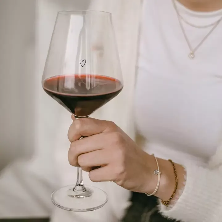 VERRE À VIN CŒUR – 490 ML – EULENSCHNITT
