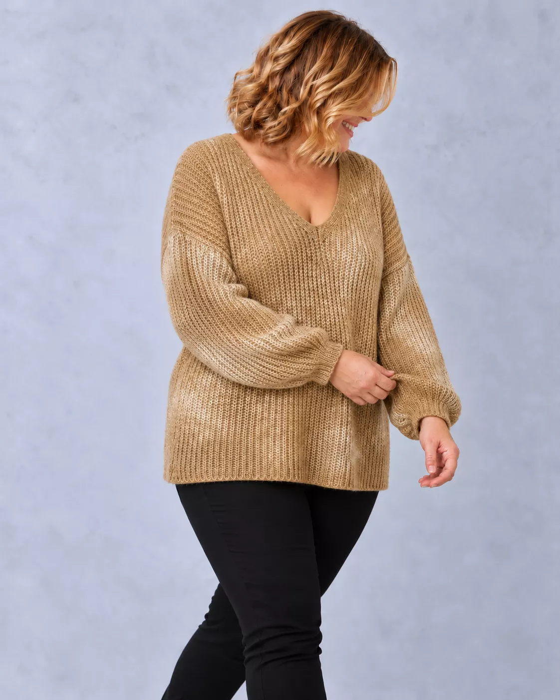 PULL LONG KYLIA - GRANDE TAILLE 50-54