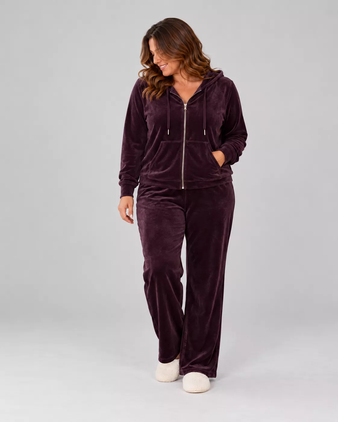 PANTALON VELOURS LISA - ONLY CARMAKOMA - GRANDE TAILLE 42-54
