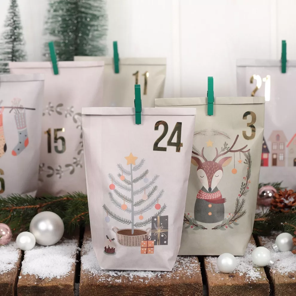 CALENDRIER DE L’AVENT À REMPLIR – HYGGE – PAPIERDRACHEN