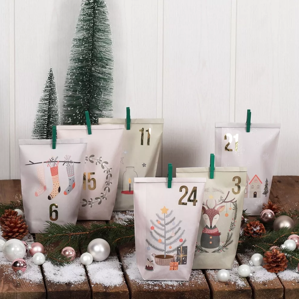 CALENDRIER DE L’AVENT À REMPLIR – HYGGE – PAPIERDRACHEN