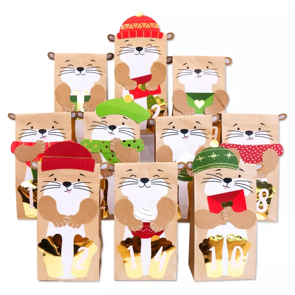 ADVENTSKALENDER ZUM SELBSTBEFÜLLEN – OTTER – PAPIERDRACHEN