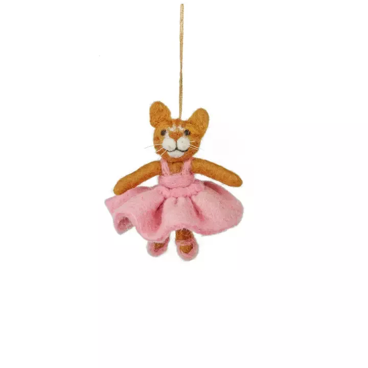 DÉCORATION À SUSPENDRE EN FEUTRE – GRACIE LE CHAT – FELT SO GOOD
